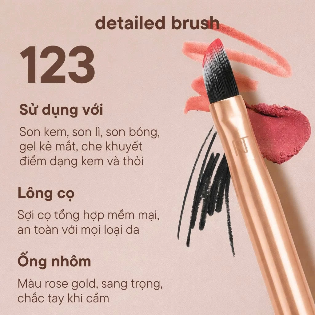  Cọ Môi Đầu Vát RT Real Techniques Angled Lip Brush R123